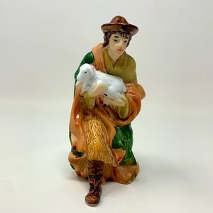 Gabriel the shepherd boy nativity scene figurine
